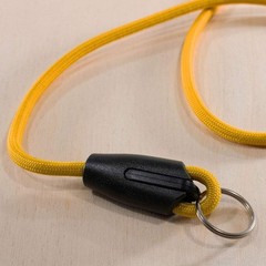 West Coast Paracord Black Plastic Rope Clamps 12mm 2-Pack Leashes Leads Cross