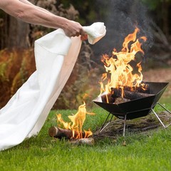 SOL Emergency Fire Blanket 47×71 Flame Retardant Fiberglass Safety Blanket