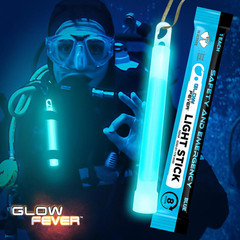 Glow Fever Emergency Safety Military Grade Glowsticks; 10PCS, 6″ Ultra Bright Gl