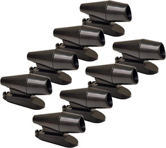 8Pcs Deer Whistles for Vehicles Wind Activated Black