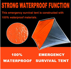 Life Tent Emergency Survival Shelter – 2 Person Emergency Tent – Use as Survival