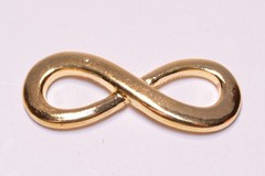 Gold Infinity Charms – Perfect for Paracord, Bracelets & Craft Projects