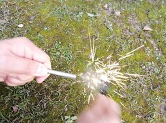Emergency Fire Starter 10 Bag Magnesium Ferro Rod Fire Blower For Camping Hiking