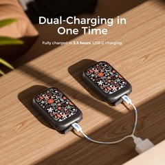 Ocoopa Magnetic Rechargeable Hand Warmers 2 Pack Card-Style Electric Ai Hand