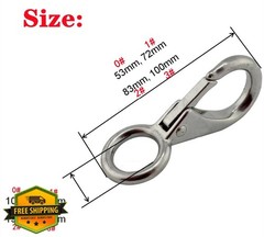 NRCandXRC 53mm 4pk Snap Shackle Ring Marine Boat Rigging