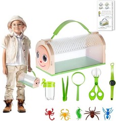 Insect Catcher Set for Kids, Insect Observation Box with Carry Handle and a…
