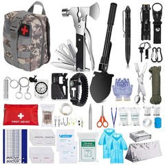 125Pcs Survival Kits Professional Emergency Survival Gear Tactical First Aid Kit