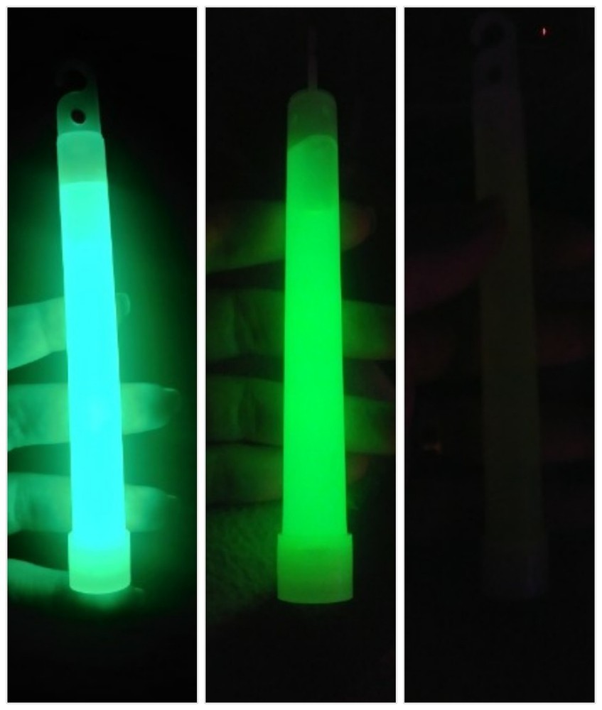 12PCS 6in Glow Sticks Emergency Light 12Hr Camping Survival Safety Green Set New