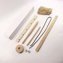 Outdoor Camping Primitive Fire Starter Tool Wood Bow Drill Survival Friction Kit