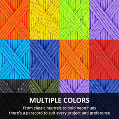 Reflective Paracord Rope 7 Strand Type III Parachute Cord 4mm 100ft / 200ft for