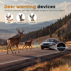 4 PCS Deer Whistles for Cars – Avoid Collisions, Universal Animal Alert Devices