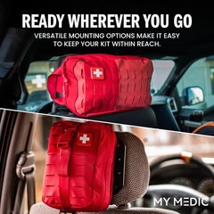 Trauma Kit First Aid Kit with Tourniquet MyFAK PRO HSA FSA Items Premium Medical