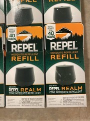9x Pack Bundle Lot Repel Realm Zone Mosquito Repellent Refills 40 Hrs Each