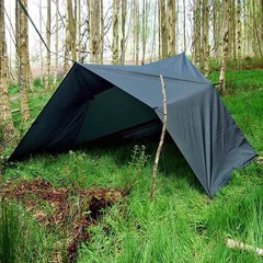KALINCO Waterproof Camping Tarp Tent Hammock Rain Fly, 3X3M, Green-3x3m