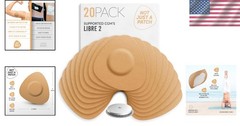 Hypoallergenic 20 Pack Freestyle Libre 2 Sensor Covers – Secure & Breathable
