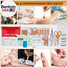 Survival Kit, Gifts for Men Women Teen Boys, 252 Pcs Survival Gear and Equipment