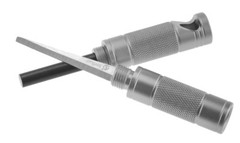 5 in 1 Compact Survival Tool Matte Grey Compass Punch Striker Flint Whistle