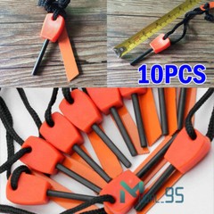 Emergency Fire Starter Flint Steel Striker Ferro Rod Waterproof Camping Lighter
