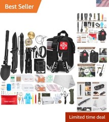 Comprehensive Emergency Survival Gear Tool with Molle Pouch – Expertly Curated