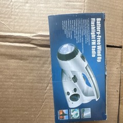 Battery-Free Wind Up Flashlight FM Radio Silver Black for Camping Emergency
