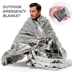 50 Pack Emergency Mylar Thermal Blankets 52”×82” Individually Wrapped