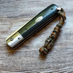 Practicalix Paracord Knife Lanyard Holder Warrior Metal Beads Handmade Sydney