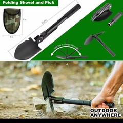 142-Piece Survival & First Aid Kit Outdoor Emergency Gear for Men Camping