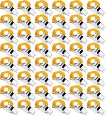 48 Pack Whistles, Stainless Steel Sports Loud Crisp Sound Whistles with Lanya…