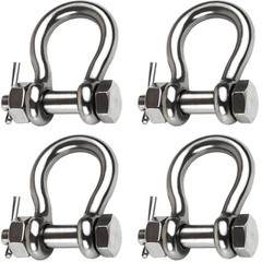 Boat Anchor Bow Shackle 316 Stainless Steel with Cotter Pin Marine Grade