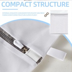 RICHERI Mesh Laundry Bags, Wash X-Small 10*12in*4pcs, Fine