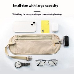 Invisible Travel Waist Packs Pouch For Passport Money Belt Bag Hidden Wallet