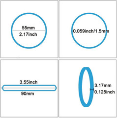 AMUU Rubber Band Ball 2 Pack Size 33 Rubber Bands 300Pcs Wide Strong | Colors Ru