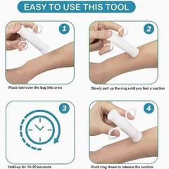 Bug Bite Suction Pump Tool Venom Extractor Itch Relief Swelling Reducer First Ai