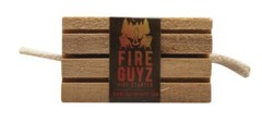 SINGLE Fire Guyz Fire Starter Campfire Fireplace Cooking All Natural Survival