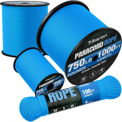 Paracord Rope 750 Lb – 1000Ft / 500Ft / 200Ft / 100Ft 5/32″ Parachute Cord 4MM 1