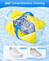 PTAHON Shoe Washing Machine Bag – Reusable Laundry X-Large, Yellow-2PCS