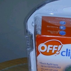 Off! Clip-on Fan Circulated Mosquito Repellent w/ 1 Refill New