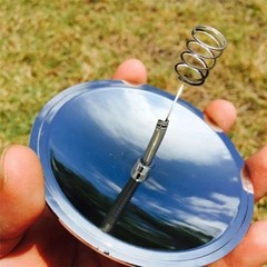 Solar Parabolic Mirror Fire Starter Emergency Survival Camping Hiking Tool Kit