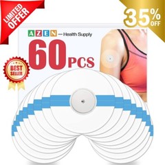 AZEN 60 Pack Freestyle Sensor Covers for Libre 2/3 Waterproof Sensor Patches