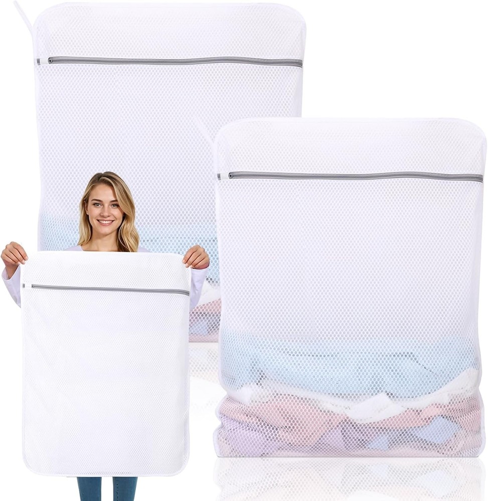 Dntorx 2 Pack XX-Large Mesh Laundry Bags for