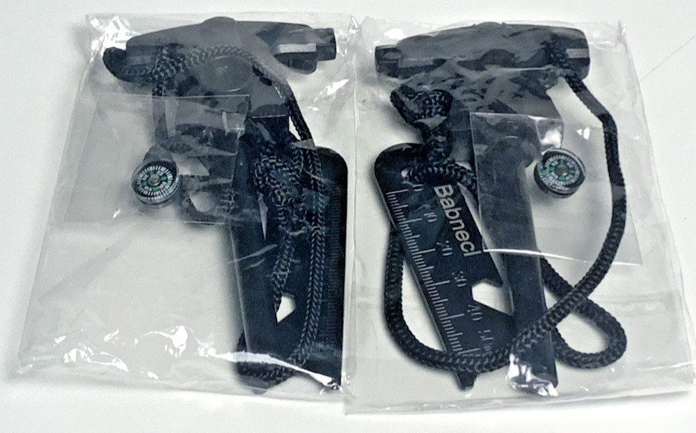 Survival Fire Starter Kit 2PK Steel Flint W/Striker 6-In-1 Multi-Tool New In Box