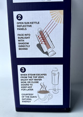 New 4Patriots Sun Kettle Solar Power Water Heater Boil Water Sun Power Camping