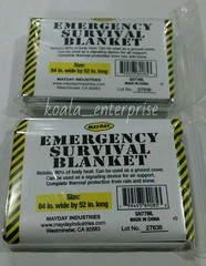 2 Mayday Emergency Survival Blanket,Disaster, Bug-Out-Bag,First Aid,Camping