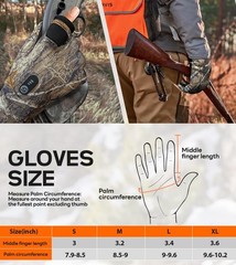 Js Lifestyle Heated Gloves For Men Women Heated Hunting Gloves Light-Off
