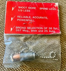 Vintage NOS Keychain Blazer 9 mm CCI