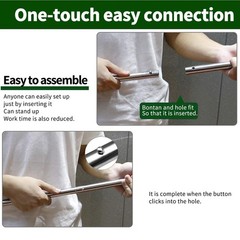 SAN Like Tent Pole Telescopic Adjustable Length – Steel thickness 0.4mm