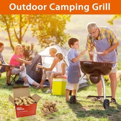 60-Pack Natural Pine Fire Starters – Eco-Friendly & Odorless for BBQ & Campfires