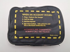 Automotive Accident Emergency Kit w/ Camera, Flashlight, Pen