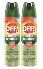 2 ~ OFF! Deep Woods Insect Repellent Vlll Dry Long Lasting Protection Spray 4 oz