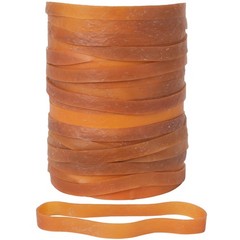 Rubber Bands Large Wide 6.5inch 35pcs Natural color of rubber